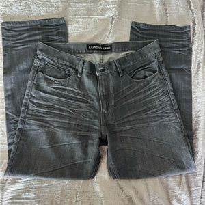 men’s grey jeans